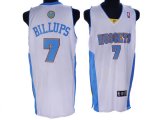 Denver Nuggets 7# BILLUPS white jersey