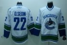 NHL Vancouver Canucks #22 D.SEDIN white Jersey