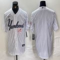 Nike New York Yankees blank white MLB baseball Jersey Joint name -BD 01