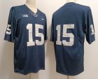 Penn State #15 Drew Allar dark blue college jerseys-XST