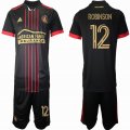 2021-2022 Atlanta United Club #12 ROBINSON black soccer jersey home