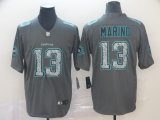 Nike Miami Dolphins #13 Dan Marino gray fashion Color Rush Limited Jersey