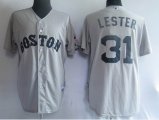 Boston Red Sox 31 Lester Grey jerseys