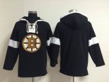 Boston Bruins blank Black nhl Hooded Sweatshir