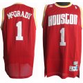 Houston Rockets 1 Tracy McGrady Soul Swingman Stitched Red Jersey