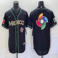 2023 World Cup Mexico blank black new majestic MLB baseball Jerseys-BD 48