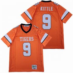 GEORGE #9 KITTLE ORANGE HIGH SCHOOL FOOTBALL JERSEY