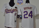 Youth Nike Los Angeles Dodgers Kobe Bryant White 2020 Dodger World Series Champions majestic mlb jersey