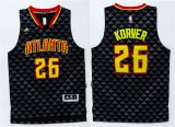 Atlanta Hawks #26 Kyle Korver 2015-16 Season New Swingman Jersey-black