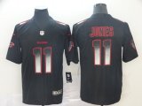 Nike Atlanta Falcons #11 Julio Jone black Color Rush Limited Jerseys Fireworks version