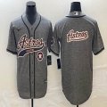 Nike Houston Astros blank Hemp grey majestic baseball jerseys Joint name -BD 07