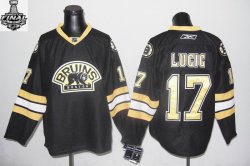 2013 NHL Stanley Cup Boston Bruins 17 Lucic Black Jerseys