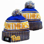 2024 Pitt Panthers green yellow white NCAA Sport Cuffed Knit Hats