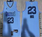 Jordan Memphis Grizzlies #23 Rose skyblue nba basketball jerseys -HL