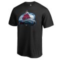 Men's Colorado Avalanche Fanatics Branded Black Midnight Mascot Big & Tall T-Shirt