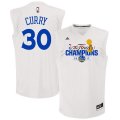 Golden State Warriors #30 Stephen Curry white champions nba jersey