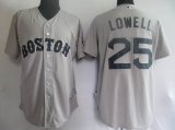 Boston Red Sox 25# LOWELL Grey jersey