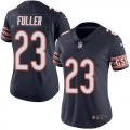 Women Nike Chicago Bears #23 Fuller dark blue Color Rush Limited Jerseys