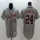 2016 Detroit Tigers #24 Miguel Cabrera Grey elite baseball jersey