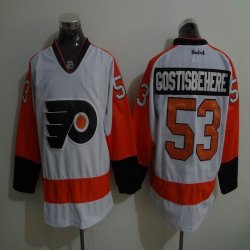 Philadelphia Flyers #53 Shayne Gostisbehere white NHL Jerseys