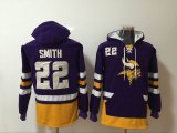 Minnesota Vikings #22 Harrison Smith purple nfl Hooded Sweatshirt