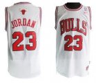 Chicago Bulls jordan jersey #23 white basketball jersey