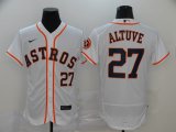 Nike Anaheim Angels #27 Mike Trout white Flexbase Authentic Collection Jersey-BD