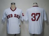 MLB Jerseys Boston Red Sox 37 Lee white M&N