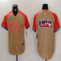 American League Nike Cream 2024 MLB All-Star Game Limited Player Jersey 01