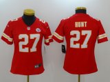 women Nike Kansas City Chiefs #27 Kareem Hunt red Color Rush Limited Jerseys