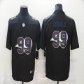 Nike Rams #99 Aaron Donald black fashion Color Rush Limited Jersey -BD