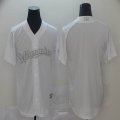 Milwaukee Brewers blank white majestic mlb baseball jersey Nickname version