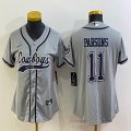 Women Nike Dallas Cowboys #11 Cole Beasley gray baseball jerseys Joint name-BD