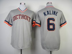 Detroit Tigers 6 Al Kaline white throwback mlb jerseys