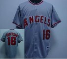 Los Angeles Angels Anaheim Garrett Anderson 16# gray mlb Jersey