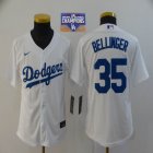 Youth Nike Los Angeles Dodgers 35 Cody Bellinger white 2020 Dodger World Series Champions majestic mlb jersey