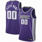 Customized Sacramento kings purple basketball jerseys