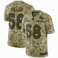 Denver Broncos #58 Von Miller Nike Camo Salute to Service Retired Player Limited Jersey