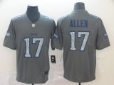 Nike Buffalo Bills #17 Josh Allen gray fashion Color Rush Limited Jersey