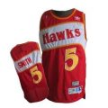 Atlanta Hawks #5 Josh Smith red nba jersey