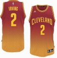 Adidas Cleveland Cavaliers Kyrie Irving drift fashion red nba jerseys