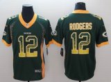 Nike Packers #12 Aaron Rodgers green drift Color Rush Limited Jerseys-BD