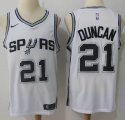 Nike San Antonio Spurs Tim Duncan #21 white nba basketball jersey(1)