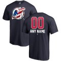 Men's New Jersey Devils Fanatics Branded Navy Personalized Name and Number Banner Wave T-Shirt