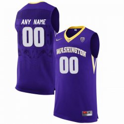 custom Washington Huskies purple College basketball jersey