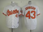 Baltimore Orioles 43 Jim Johnson white MLB Jerseys