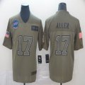 Buffalo Bills #17 Josh Allen Nike Camo 2019 Salute to Service Retired Limited Jersey