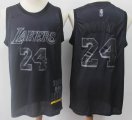 Los Angeles Lakers #24 Kobe Bryant black basketball jersey Honor Edition-S8