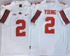 Ohio State Buckeyes #2 Chase Young white college football jerseys