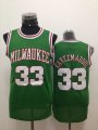 Milwaukee Bucks #33 Kareem-Abdul green nba basketball jersey